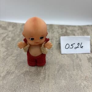 4” Kewpie kewpie doll With Handmade Crocheted Outfit